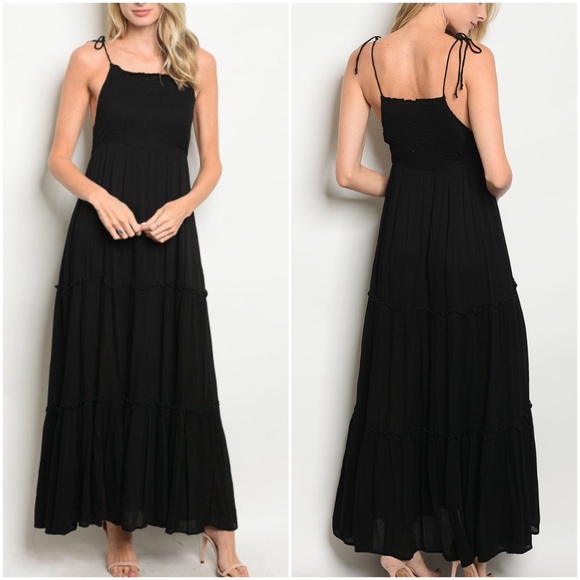 Black Maxi Dress - Picture 2 of 2